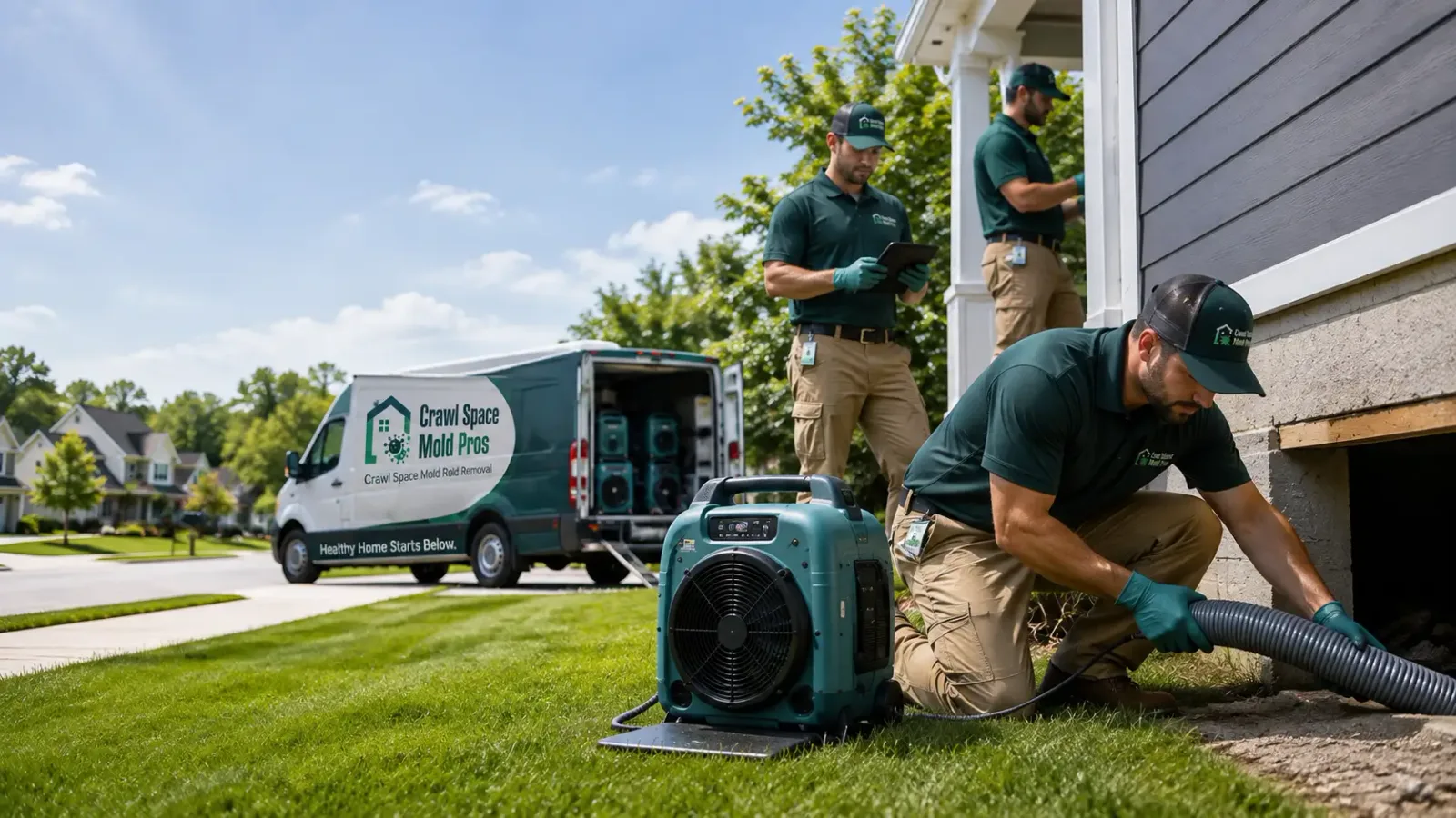 Crawl Space Mold Removal in Wheaton, MN
